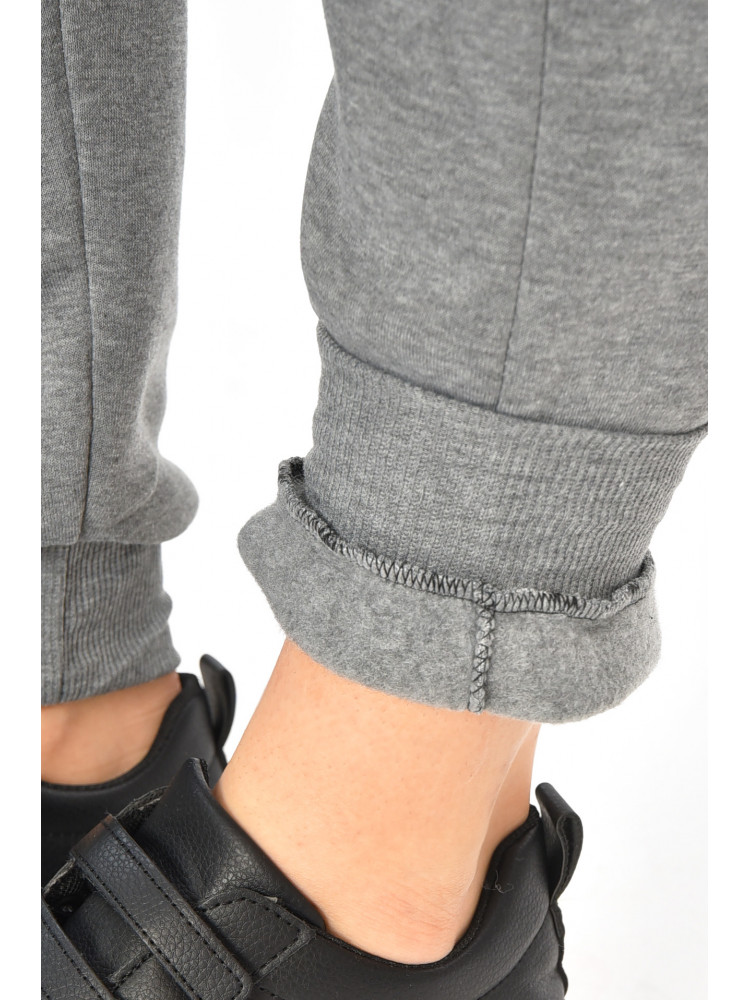 Спортивные штаны женские на флисе серого цвета С103-1 208877C
