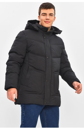 Куртка мужская демисезонная черного цвета 2021-21 208880C Куртка мужская демисезонная черного цвета 2021-21 208880C