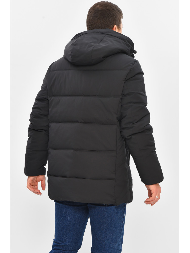 Куртка мужская демисезонная черного цвета 2021-21 208880C