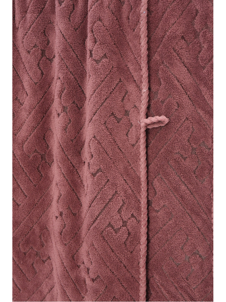 Набор однотонных полотенец из микрофибры банное+для лица тёмно-сиреневого цвета 98-837 208884C