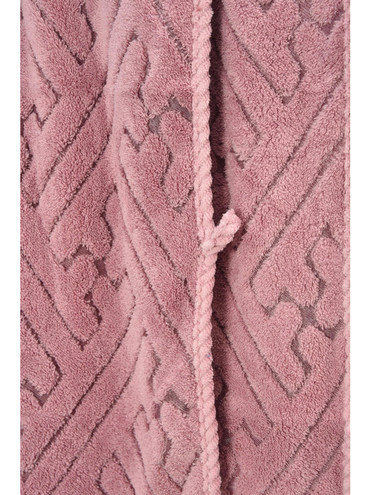 Набор однотонных полотенец из микрофибры банное+для лица розового цвета 98-837 208887C