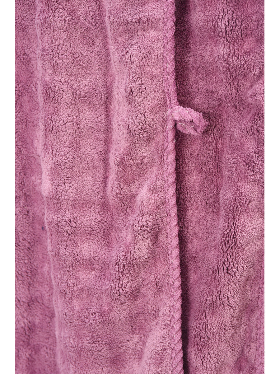 Набор однотонных полотенец из микрофибры банное+для лица сиреневого цвета 98-792 208890C