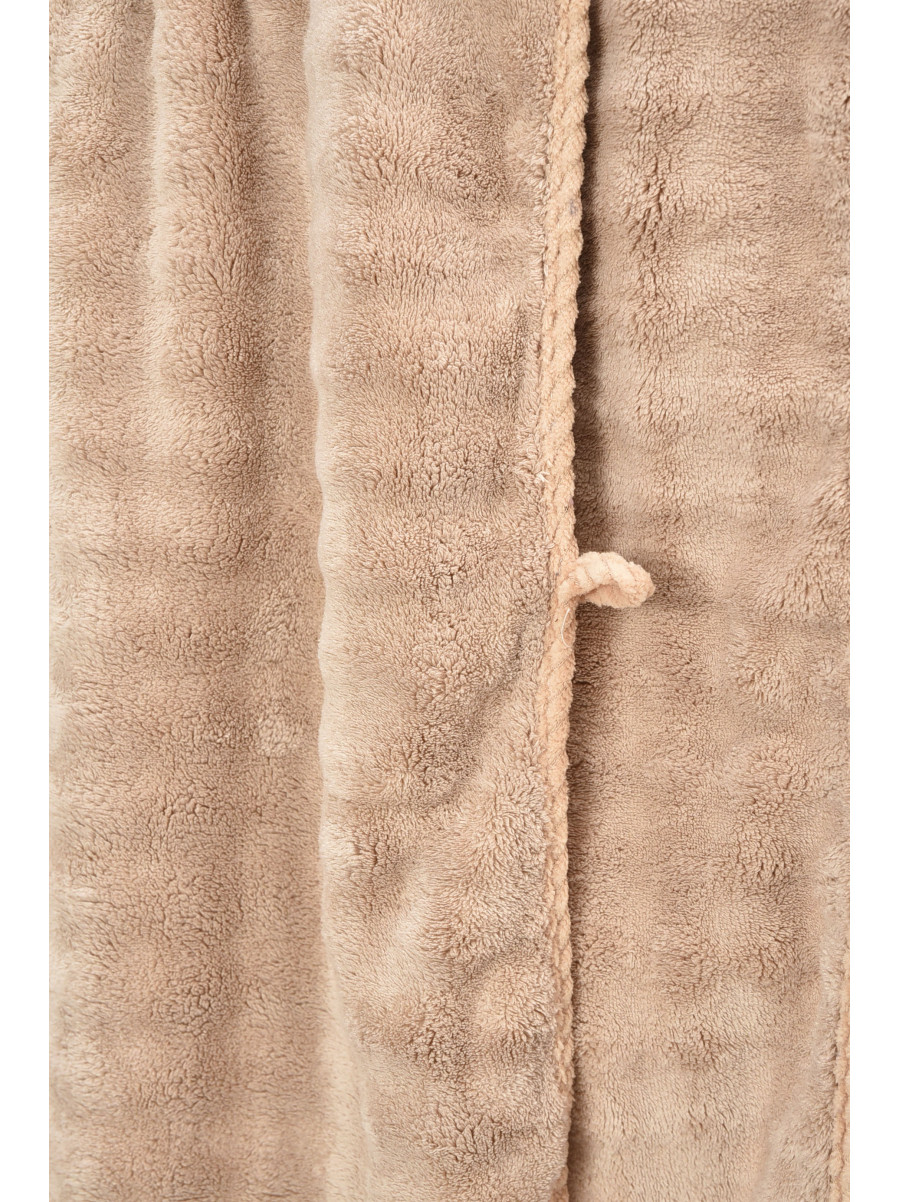 Набір однотонних рушників із мікрофібри банне+для обличчя світло-бежевого кольору 98-792 208893C