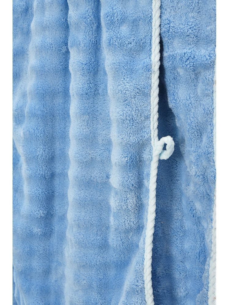 Набор однотонных полотенец из микрофибры банное+для лица голубого цвета 98-792 208895C