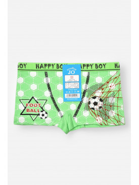 Боксеры детские для мальчика зеленого цвета с принтом Z02102 208904C