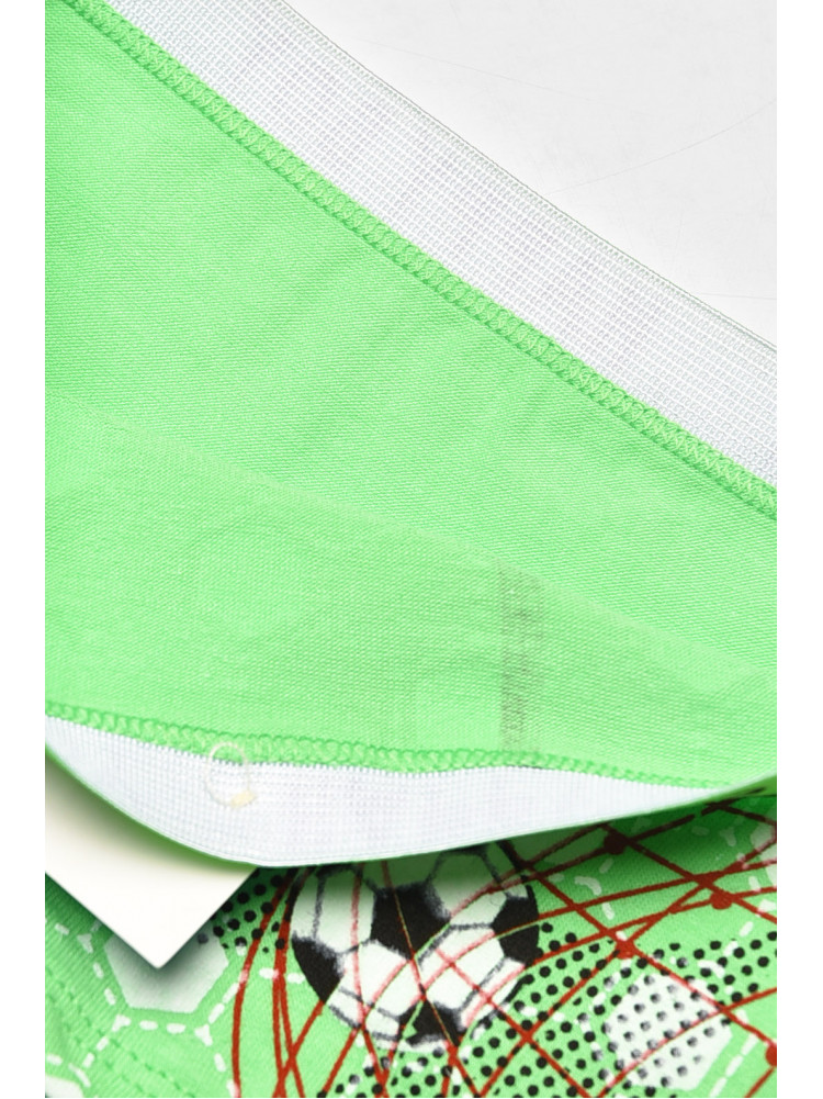 Боксери дитячі для хлопчика зеленого кольору з принтом Z02102 208904C