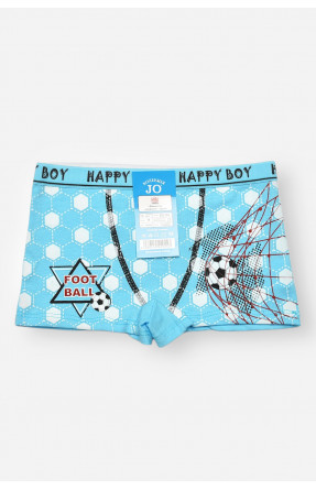 Боксери дитячі для хлопчика блакитного кольору з принтом Z02102 208906C Боксери дитячі для хлопчика блакитного кольору з принтом Z02102 208906C