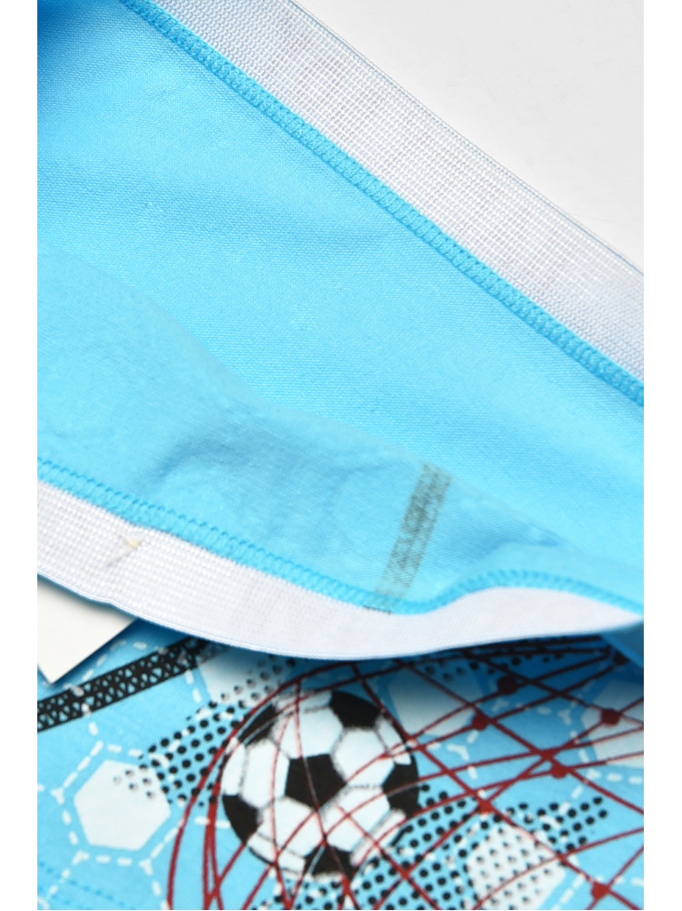 Боксери дитячі для хлопчика блакитного кольору з принтом Z02102 208906C