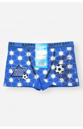 Боксери дитячі для хлопчика синього кольору з принтом Z02102 208907C Боксери дитячі для хлопчика синього кольору з принтом Z02102 208907C