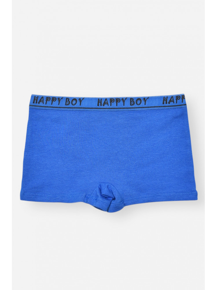 Боксери дитячі для хлопчика синього кольору з принтом Z02102 208907C