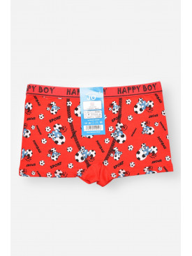 Боксери дитячі для хлопчика червоного кольору з принтом Z02201 208908C