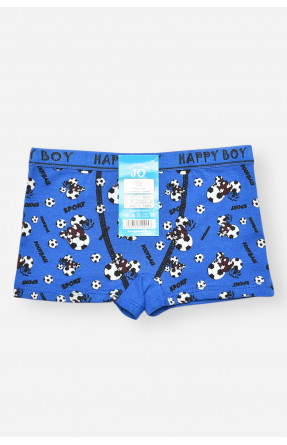 Боксери дитячі для хлопчика синього кольору з принтом Z02201 208909C Боксери дитячі для хлопчика синього кольору з принтом Z02201 208909C