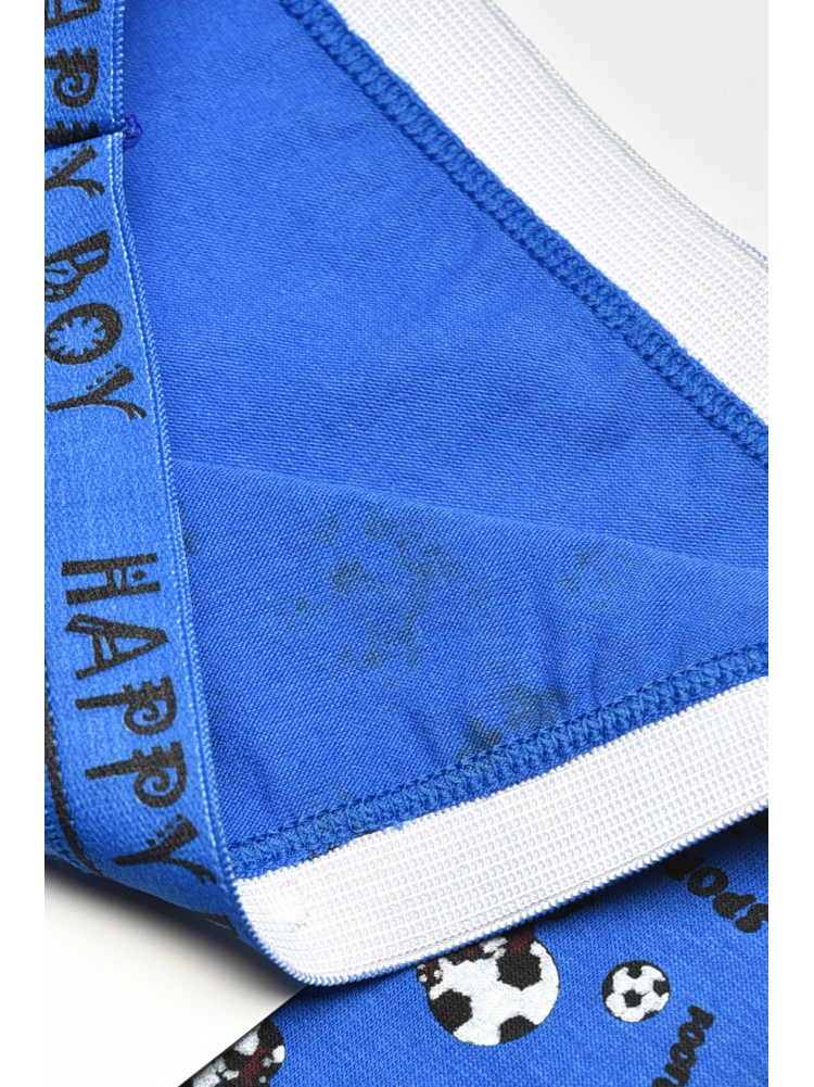 Боксери дитячі для хлопчика синього кольору з принтом Z02201 208909C