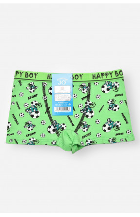 Боксери дитячі для хлопчика зеленого кольору з принтом Z02201 208910C Боксери дитячі для хлопчика зеленого кольору з принтом Z02201 208910C