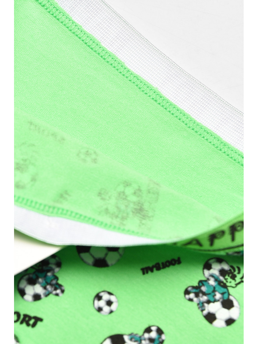 Боксери дитячі для хлопчика зеленого кольору з принтом Z02201 208910C