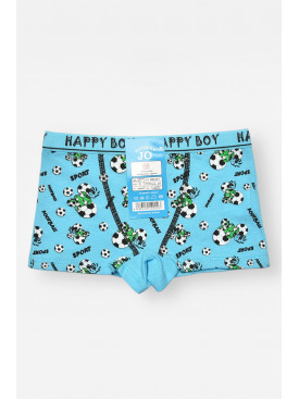 Боксери дитячі для хлопчика блакитного кольору з принтом Z02201 208911C