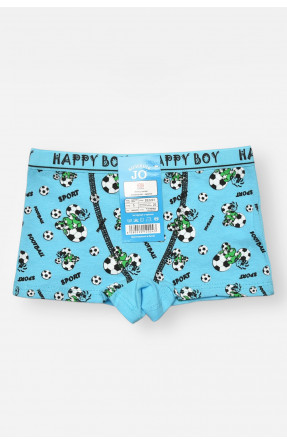 Боксери дитячі для хлопчика блакитного кольору з принтом Z02201 208911C Боксери дитячі для хлопчика блакитного кольору з принтом Z02201 208911C
