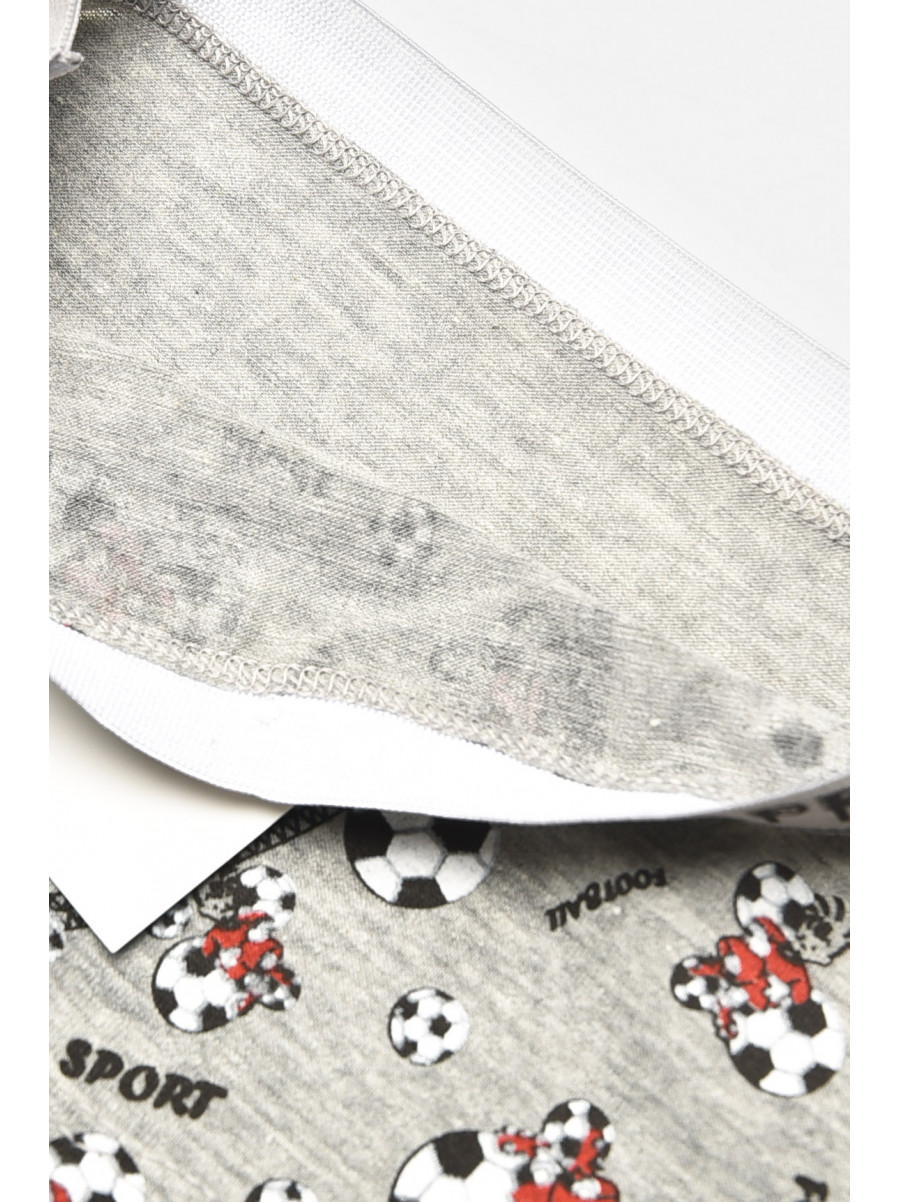 Боксери дитячі для хлопчика сірого кольору з принтом Z02201 208913C