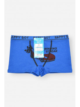 Боксери дитячі для хлопчика синього кольору з принтом Z02203 208915C Боксери дитячі для хлопчика синього кольору з принтом Z02203 208915C