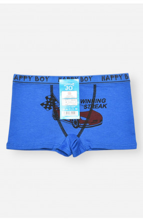 Боксери дитячі для хлопчика синього кольору з принтом Z02203 208915C Боксери дитячі для хлопчика синього кольору з принтом Z02203 208915C