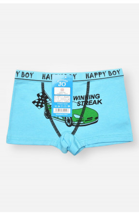 Боксери дитячі для хлопчика блакитного кольору з принтом Z02203 208916C Боксери дитячі для хлопчика блакитного кольору з принтом Z02203 208916C