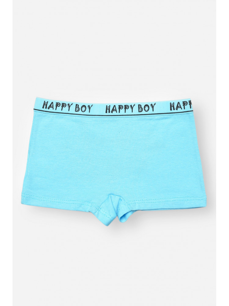 Боксери дитячі для хлопчика блакитного кольору з принтом Z02203 208916C