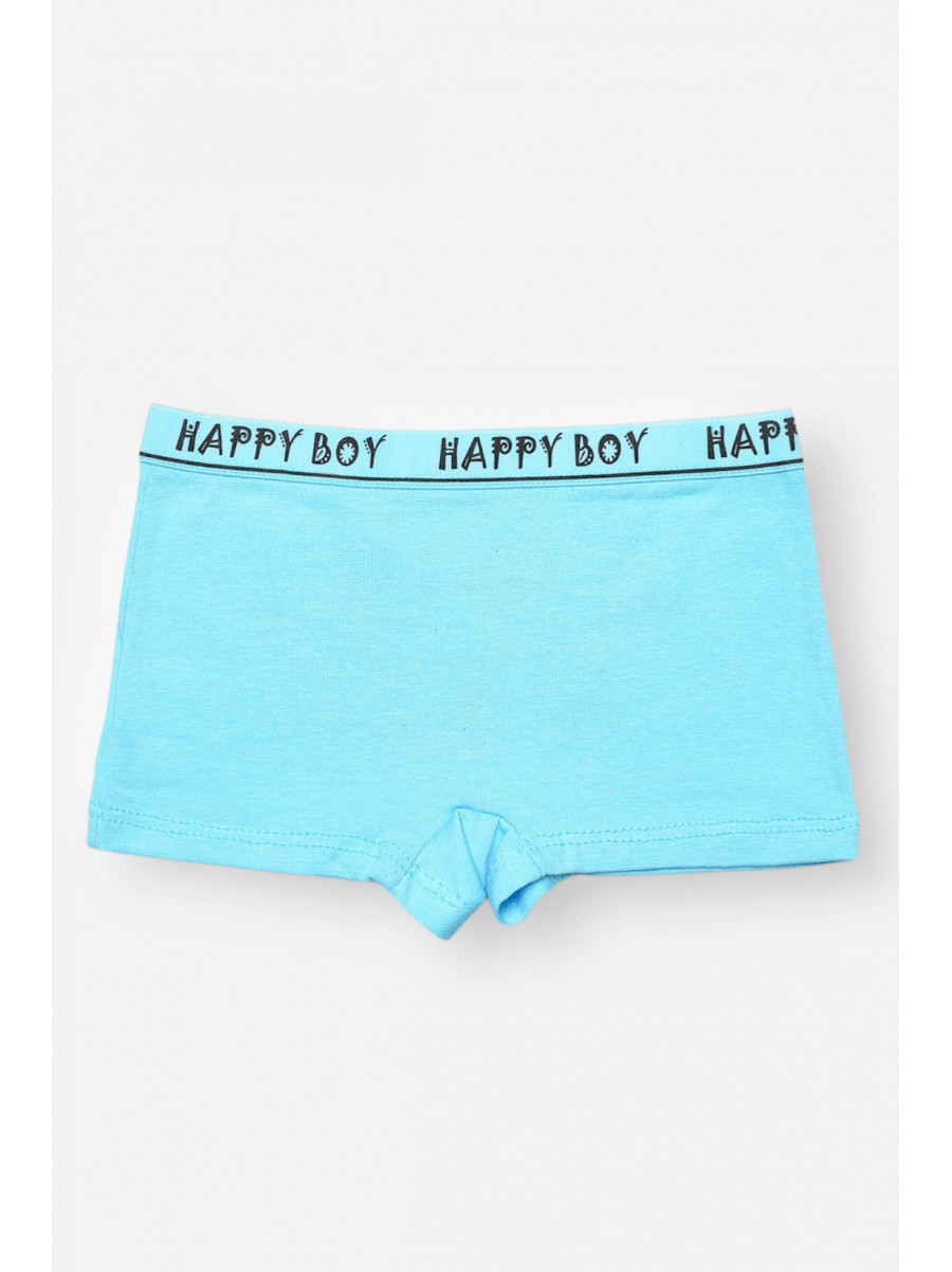 Боксери дитячі для хлопчика блакитного кольору з принтом Z02203 208916C