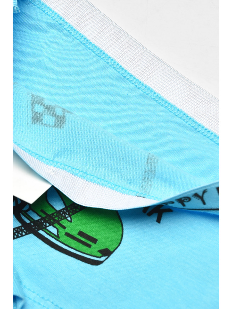 Боксери дитячі для хлопчика блакитного кольору з принтом Z02203 208916C