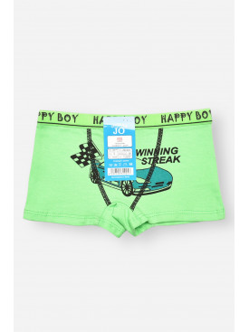 Боксеры детские для мальчика зеленого цвета с принтом Z02203 208918C Боксеры детские для мальчика зеленого цвета с принтом Z02203 208918C