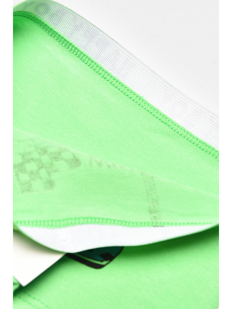 Боксери дитячі для хлопчика зеленого кольору з принтом Z02203 208918C