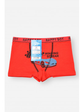 Боксери дитячі для хлопчика червоного кольору з принтом Z02203 208919C