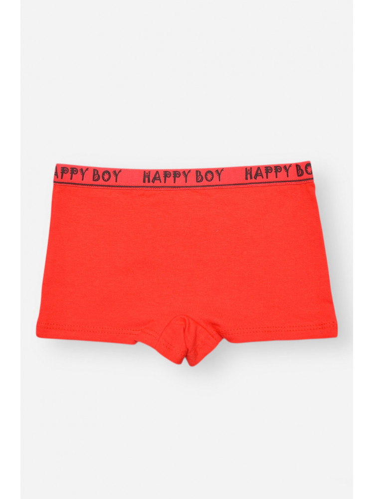 Боксери дитячі для хлопчика червоного кольору з принтом Z02203 208919C