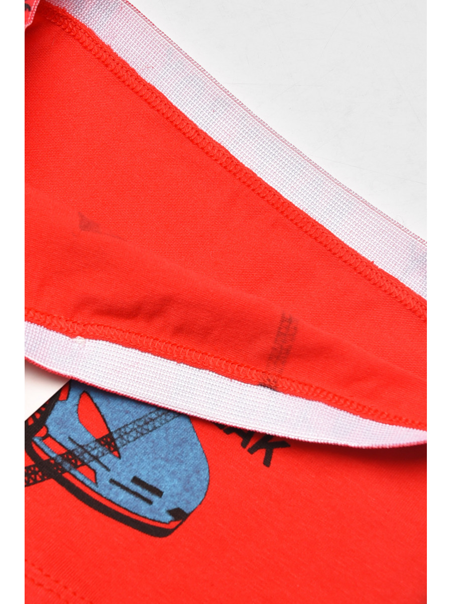 Боксери дитячі для хлопчика червоного кольору з принтом Z02203 208919C