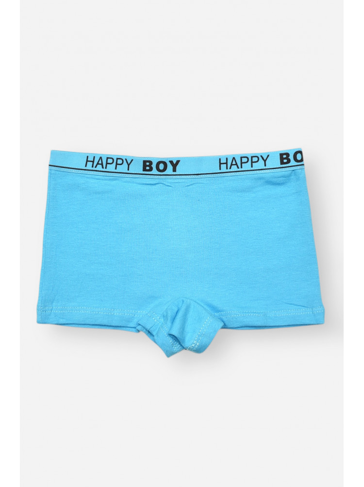 Боксери дитячі для хлопчика блакитного кольору з принтом С8239 208921C