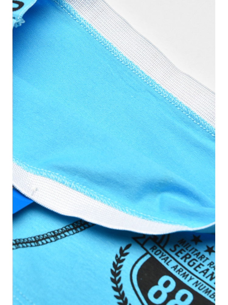 Боксери дитячі для хлопчика блакитного кольору з принтом С8239 208921C