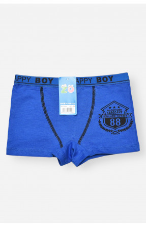 Боксери дитячі для хлопчика синього кольору з принтом С8239 208923C Боксери дитячі для хлопчика синього кольору з принтом С8239 208923C