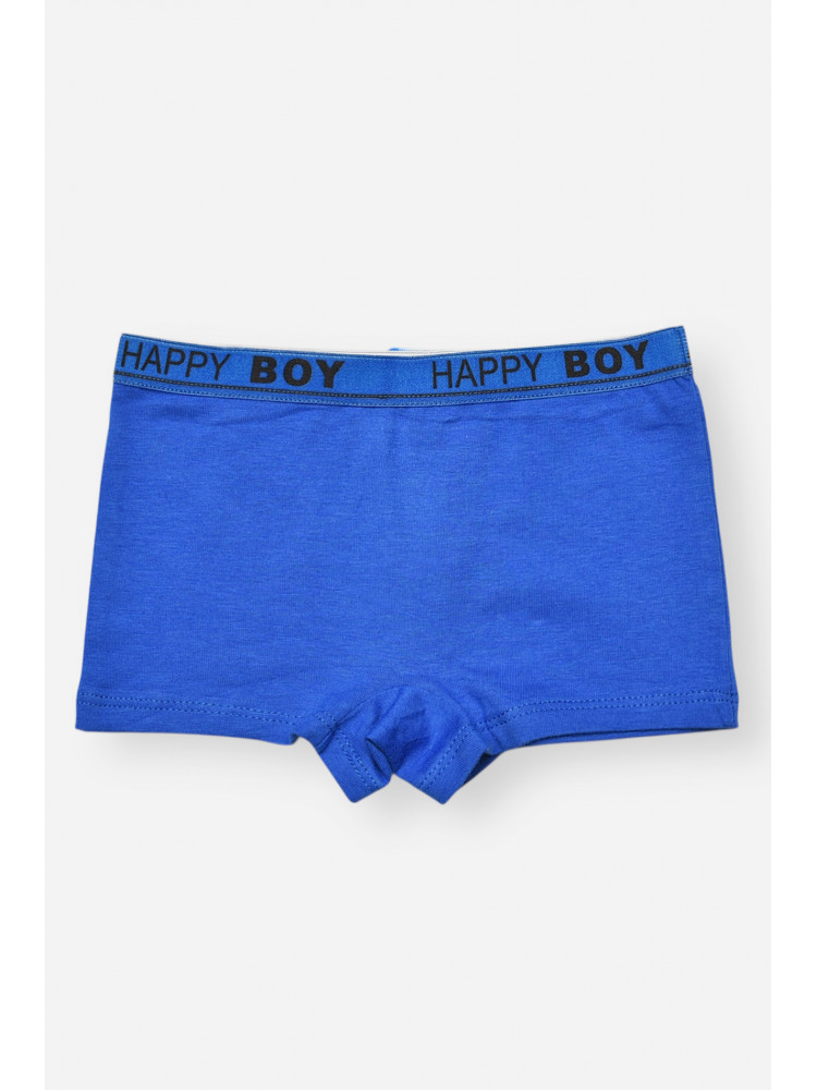 Боксери дитячі для хлопчика синього кольору з принтом С8239 208923C