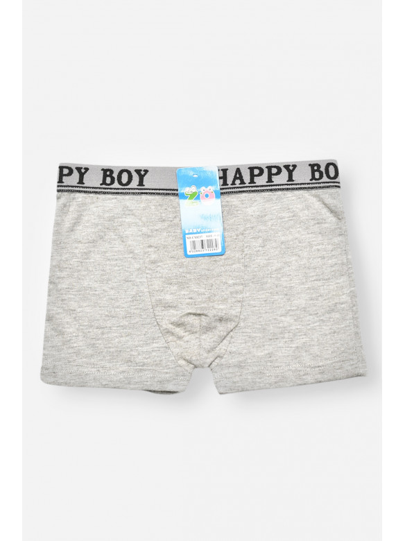 Боксери дитячі для хлопчика сірого кольору СX8237 208924C