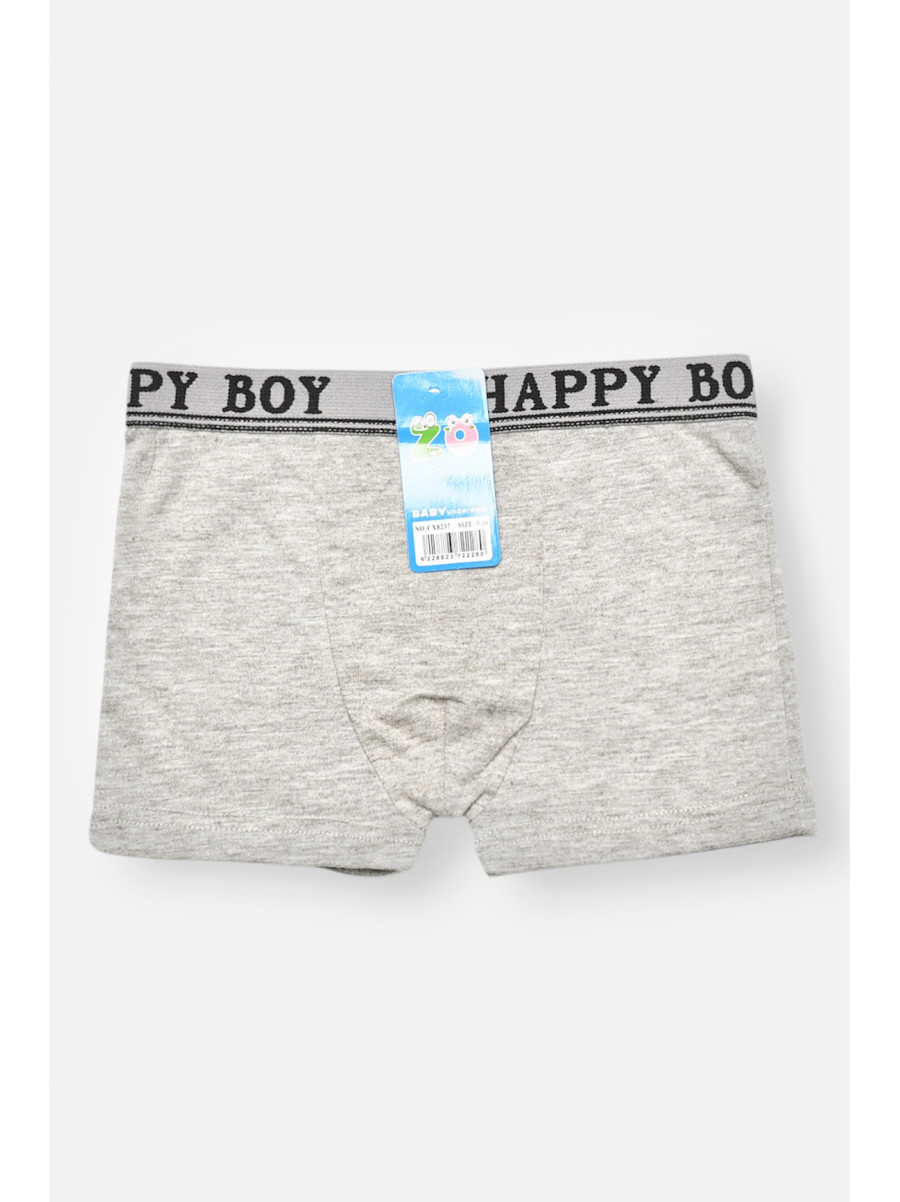Боксери дитячі для хлопчика сірого кольору СX8237 208924C