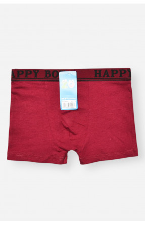 Боксери дитячі для хлопчика бордового кольору СX8237 208926C Боксери дитячі для хлопчика бордового кольору СX8237 208926C