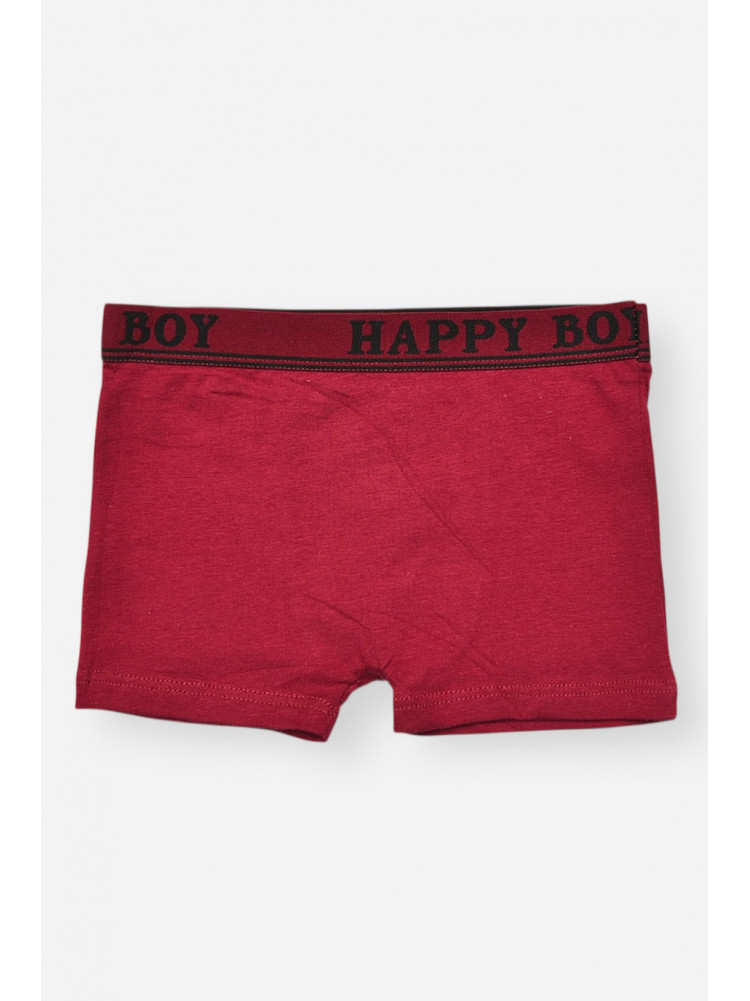 Боксери дитячі для хлопчика бордового кольору СX8237 208926C