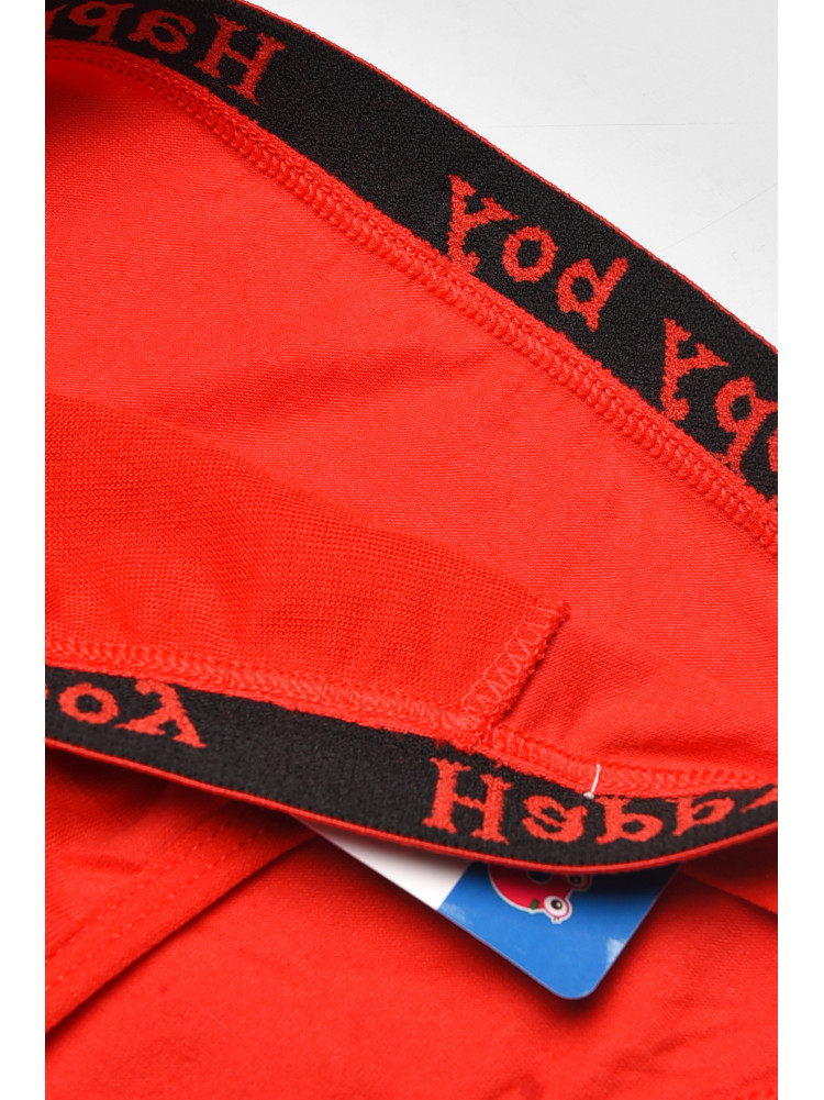 Трусики дитячі для хлопчика червоного кольору з принтом ZM8310 208931C