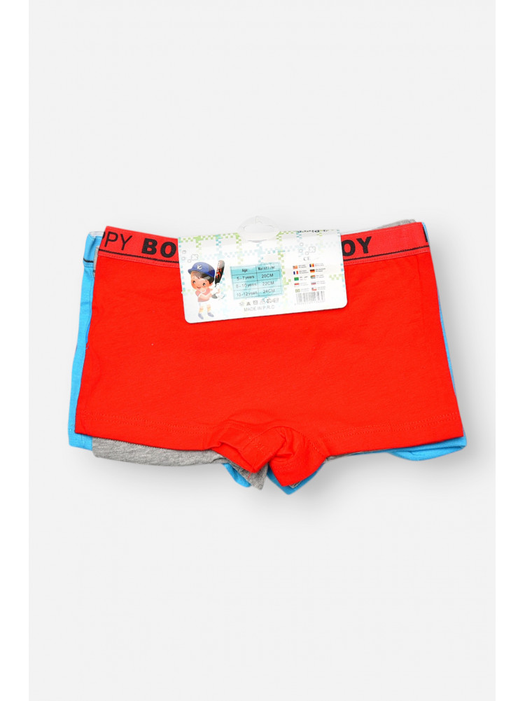 Комплект дитячих боксерів для хлопчика 3 шт X9052 208932C