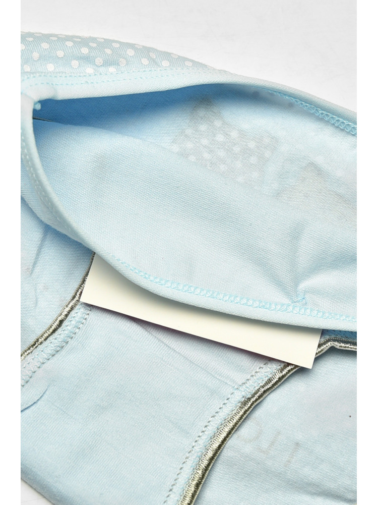 Трусики дитячі для дівчинки блакитного кольору з принтом L71096 208936C