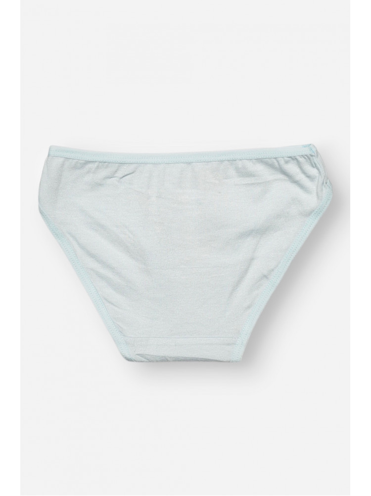 Трусики дитячі для дівчинки блакитного кольору з принтом L71098 208940C