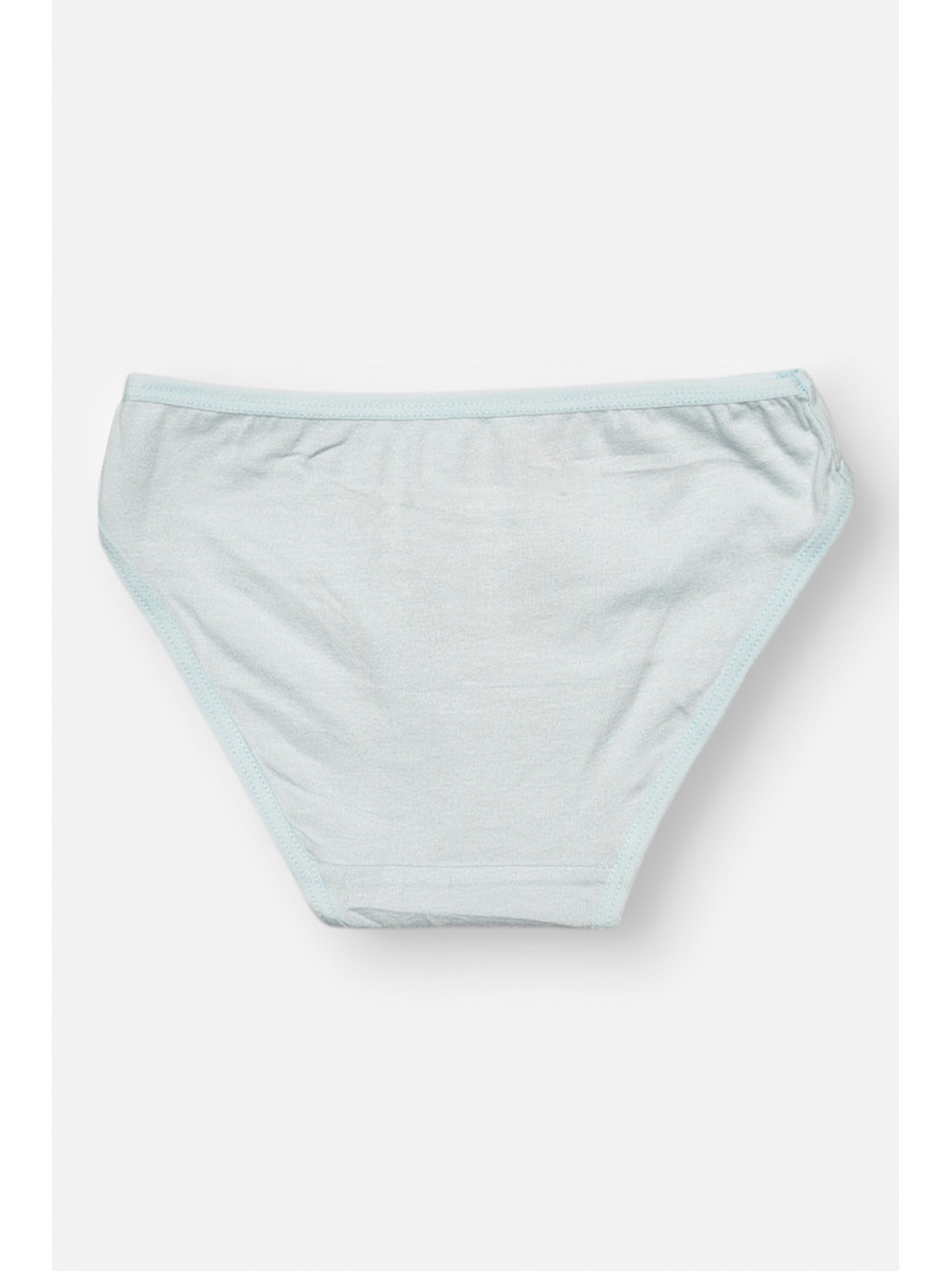 Трусики дитячі для дівчинки блакитного кольору з принтом L71098 208940C