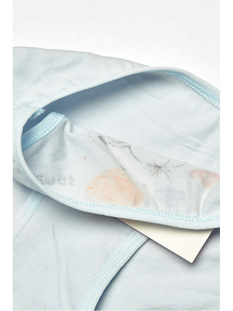 Трусики дитячі для дівчинки блакитного кольору з принтом L71098 208940C