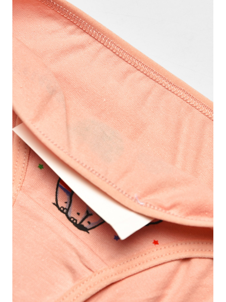 Трусики дитячі для дівчинки пудрового кольору з принтом L71098 208943C