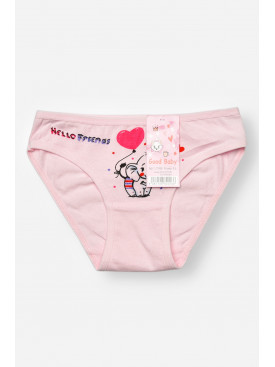 Трусики детские для девочки светло-розового цвета с принтом L71098 208944C Трусики детские для девочки светло-розового цвета с принтом L71098 208944C