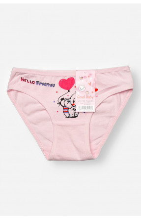 Трусики дитячі для дівчинки світло-рожевого кольору з принтом L71098 208944C Трусики дитячі для дівчинки світло-рожевого кольору з принтом L71098 208944C